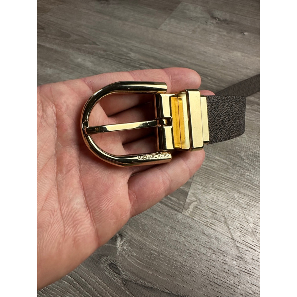 Women's Michael Kors Monogram Reversible Belt 40in